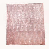 8ftx8ft Rose Gold Geometric Diamond Glitz Sequin Curtain Panel with Satin Backing