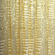 8ftx8ft Gold Geometric Sequin Event Curtain Drapes with Satin Backing, Seamless Opaque#whtbkgd