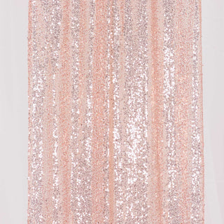 Create a Timeless Ambiance with Rose Gold Sequin Glitter Curtain Panels