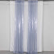 2 Pack Dusty Blue Sequin Mesh Backdrop Drapery Panels with Rod Pockets