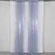 2 Pack Dusty Blue Sequin Event Curtain Drapes with Rod Pockets, Seamless Backdrop