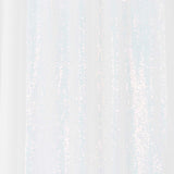 2 Pack Iridescent Blue Sequin Event Curtain Drapes with Rod Pockets#whtbkgd