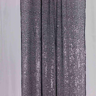 Create an Enchanting Atmosphere with Black Sequin Mesh Backdrop Drapery Panels