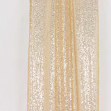 2 Pack Champagne Sequin Event Curtain Drapes with Rod Pockets, Seamless Backdrop Event#whtbkgd