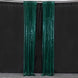 2 Pack Hunter Emerald Green Sequin Mesh Backdrop Drapery Panels with Rod Pockets