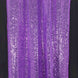 2 Pack Purple Sequin Event Curtain Drapes with Rod Pockets, Seamless Backdrop Event Panels#whtbkgd