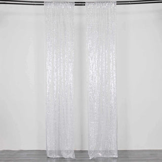 Captivating Silver Sequin Mesh Backdrop for Stunning Event Decor