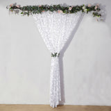 Versatile and Stylish Silver Embroider Sequin Backdrop Curtain