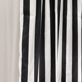 Black White Striped Satin Backdrop Curtain Drapery, Glossy Event Photography Background Room Divider