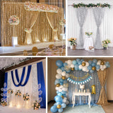 Sparkling sequin backdrop curtains for wedding stages, party walls, and balloon display setups
