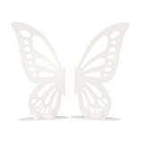 4ft White Wooden Butterfly Wings Photo Background Party Prop, Large Self-Standing#whtbkgd