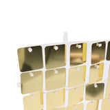 Shiny Gold Square Sequin Shimmer Wall Party Photo Backdrop, 24sq.ft Active Spangle