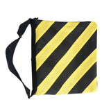 4 Pack | Heavy Duty Black/Yellow Sand Saddle Bag For Backdrop Stands#whtbkgd