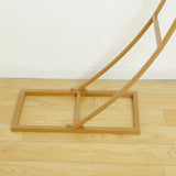 7ft Gold Double-Curved Metal Arch Frame – Backdrop, Balloon & Flower Arrangement Display Stand