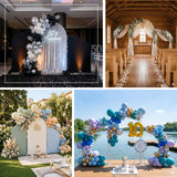 Event backdrop and balloon arch decor for weddings and birthday celebrations