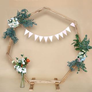 7ft Wooden Wedding Arch - Rustic Elegance for Your Special Day