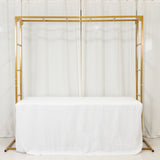 6ftx6ft Gold Square Arbor - Freestanding 6' High Over the Table Stand, Backdrop Stand