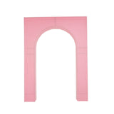 7ft Pink Spandex Backdrop Stand Cover for Rectangular Arc de Triomphe Metal Stand, Stretch Fitted