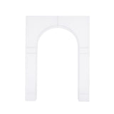 7ft White Spandex Backdrop Stand Cover for Arc de Triomphe Stand Stretch Fitted Floral Balloon Frame