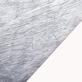 8ft Silver Metallic Fringe Shag Photo Backdrop Drapery Panel, Shimmery Tinsel Polyester Divider
