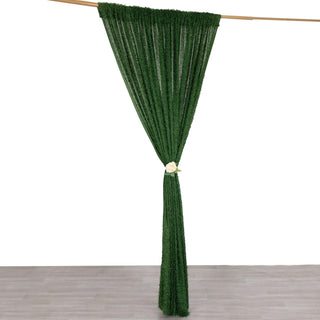 Capture Timeless Moments with the Green Minky Wedding Backdrop Curtain