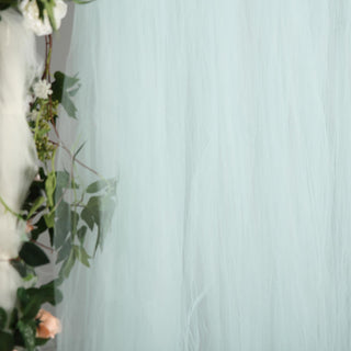 Create a Stunning Blue Tulle Backdrop Curtain - Perfect for Weddings and Events