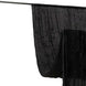 5ftx12ft Black Premium Smooth Velvet Event Curtain Drapes, Privacy Backdrop Event Panel