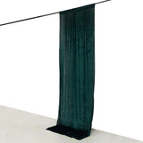 5ftx12ft Hunter Emerald Green Premium Smooth Velvet Event Curtain Drapes