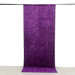 <strong>Seamless Style, Endless Privacy - Purple Smooth Velvet Backdrop</strong>