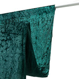 Hunter Emerald Green Smooth Velvet Backdrop Curtain 5x14ft – Premium Event Drape