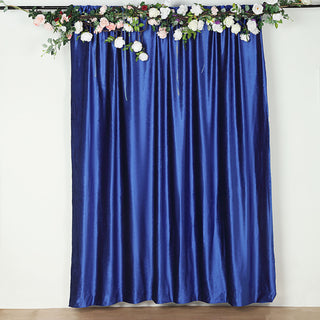 Add Elegance to Your Event with the 8ft Royal Blue Premium Smooth Velvet Photography Curtain Panel