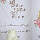 8ftx8ft Fairy Tale Book Vinyl Photography Backdrop, Once Upon a Time Princess Theme Party 