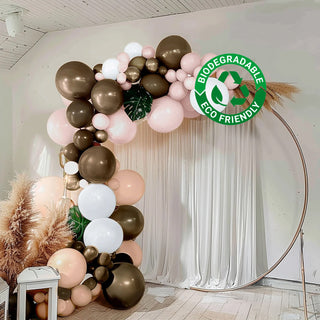 <h3 style="margin-left:0px;"><strong>Rustic Tan Brown Biodegradable Balloon Garland Kit</strong>