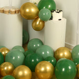 Set of 120 Gold Green Biodegradable Balloon Arch Kit, Extra Strong Eco-friendly Latex Party Balloon 