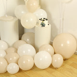 Set of 95 White Beige Biodegradable Balloon Arch Kit, Extra Strong Eco-friendly Latex Party Balloon