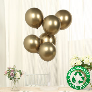 <h3 style="margin-left:0px;"><strong>Make a Dazzling Impression with Chrome Champagne Biodegradable Balloons</strong>