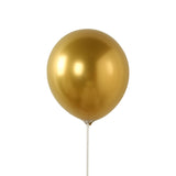 50 Pack Chrome Gold Biodegradable Latex Balloons 12", Thick Eco Friendly#whtbkgd