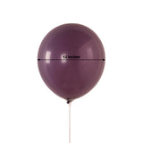 50 Pack Matte Pastel Violet Amethyst Biodegradable Balloons 12inch, Round Eco-friendly