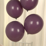 50 Pack Matte Pastel Violet Amethyst Biodegradable Balloons 12inch, Round Eco-friendly