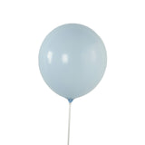 50 Pack Matte Pastel Ice Blue Biodegradable Balloons 12inch, Round Eco-friendly#whtbkgd