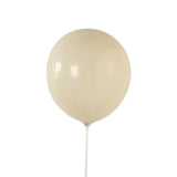 50 Pack Matte Pastel Beige Biodegradable Balloons 12inch, Round Eco-friendly#whtbkgd