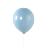 50 Pack Matte Pastel Dusty Blue Biodegradable Balloons 12inch, Round Eco-friendly#whtbkgd