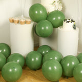 50 Pack Matte Pastel Dusty Sage Green Biodegradable Balloons 12inch, Round Eco-friendly