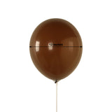 50 Pack Matte Pastel Cinnamon Brown Biodegradable Balloons 12inch, Round Eco-friendly