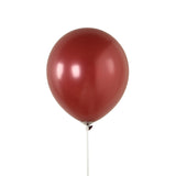 50 Pack Matte Pastel Burgundy Biodegradable Balloons 12inch, Round Eco-friendly#whtbkgd