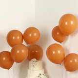 50 Pack Matte Pastel Caramel Biodegradable Balloons 12inch, Round Eco-friendly