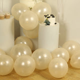 50 Pack Matte Pastel Cream Biodegradable Balloons 12inch, Round Eco-friendly