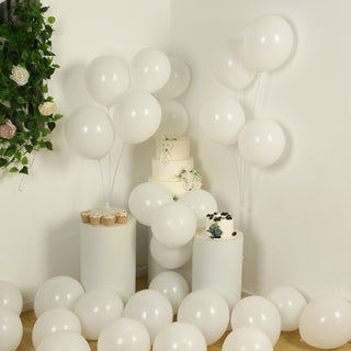 <span style="background-color:transparent;color:#000000;">Eco-Friendly Matte Pastel Off White Biodegradable Balloons</span>