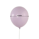 50 Pack Matte Pastel Purple Biodegradable Balloons 12inch, Round Eco-friendly