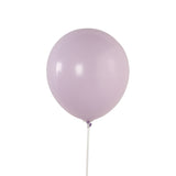 50 Pack Matte Pastel Purple Biodegradable Balloons 12inch, Round Eco-friendly#whtbkgd